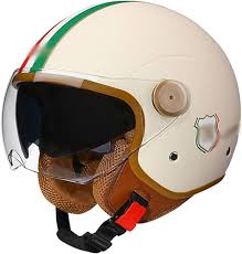 Stijlvolle Scooterhelm in Retro Design