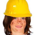 gele helm
